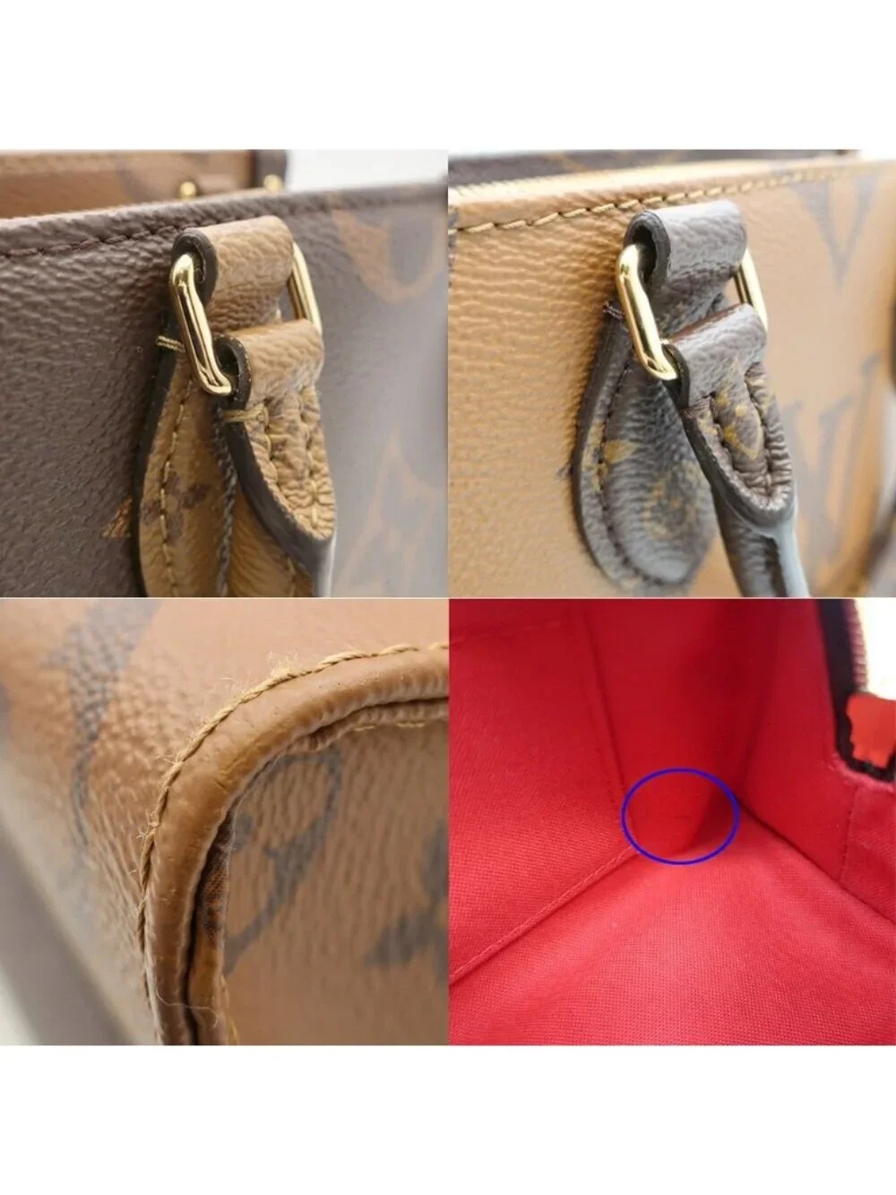 Louis Vuitton Heaven On The Go East West Monogram Reverse Canvas Tote Bag